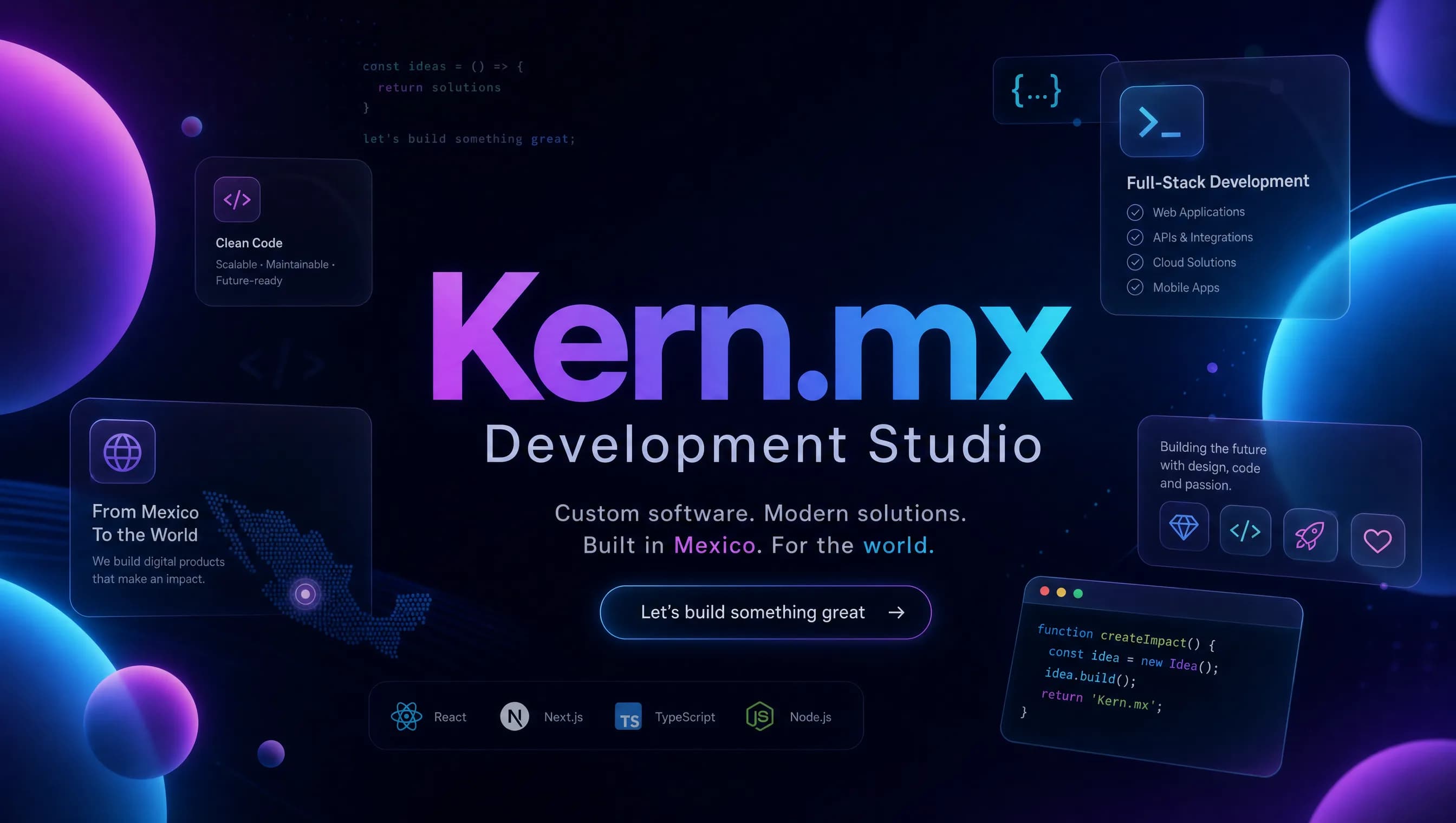 Kern.mx - Development Studio